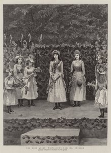 Rose Queen Whitelands College, Chelsea af Arthur Hopkins