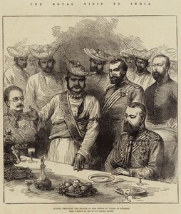 Det kongelige besøg i Indien, Scindia foreslår prins af Wales