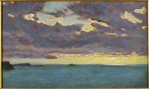 Fra Pentire Point af Arthur Hughes