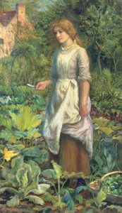 Phyllis, ca. 1887 af Arthur Hughes