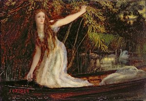 Lady of Shalott af Arthur Hughes