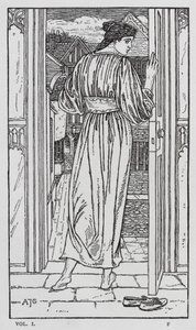 HC Andersen: Lykkens Goloshes (litho) af Arthur Joseph Gaskin