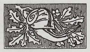 HC Andersen: Den lykkelige familie (litho) af Arthur Joseph Gaskin