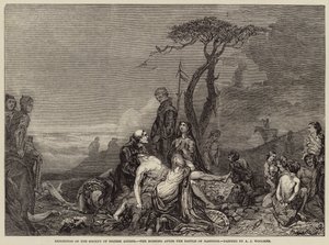 Morgenen efter slaget ved Hastings af Arthur Joseph Woolmer