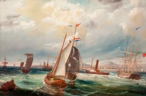 Dundee fra floden af Arthur Lee