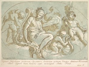 Venus omgivet af Putti, ca. 1735.