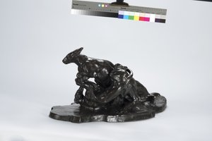 Kænguru og hund af Arthur Putnam