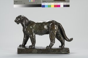 Leopard gående af Arthur Putnam