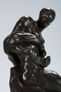 Mand og slange af Arthur Putnam