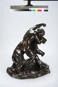 Puma og Child (bronze) af Arthur Putnam