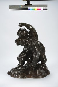 Puma og Child (bronze) af Arthur Putnam