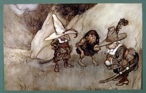 En novelle af den amerikanske forfatter Washington (illustration) af Arthur Rackham