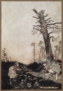 Alice og den hvide kanin af Arthur Rackham