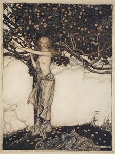 Freia, den smukke, illustration fra 