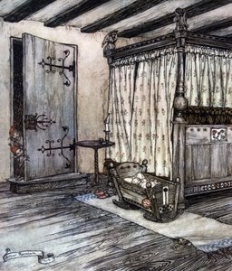Illustration af Arthur RACKHAM (1867-1939) til Drømmen om en sommernat af William SHAKESPEARE af Arthur Rackham