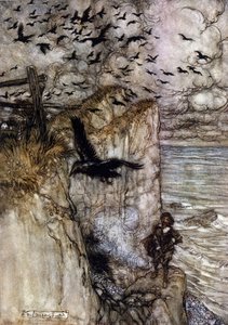 Illustration af Arthur RACKHAM (1867-1939) til Drømmen om en sommernat af William SHAKESPEARE af Arthur Rackham