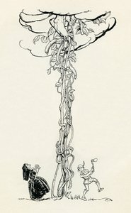 Hans og Bønnestagen af Arthur Rackham