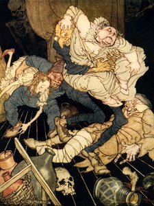 King Pest af Edgar Allan Poe af Arthur Rackham