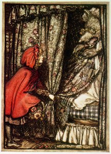 Lille Rødhætte af Arthur Rackham