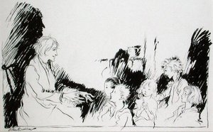 Lange historier om spøgelser, hekse og indianere, illustration fra 