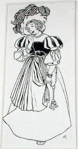 Miss Una Von-Something, illustration fra 