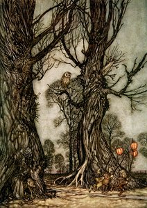 Peter Pan i Kensington Gardens af Arthur Rackham