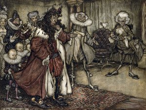 Forbereder kongen, af Arthur Rackham
