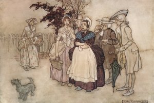 Rip Van Winkle, 1907 af Arthur Rackham