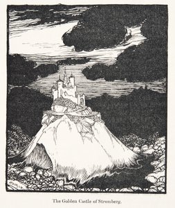 The Golden Castle of Stromberg, fra The Fairy Tales of the Brothers Grimm, pub. 1909 af Arthur Rackham