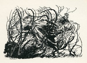 Brøndens tre hoveder af Arthur Rackham