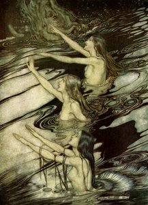 The Twilight of the Gods Götterdämmerung af Arthur Rackham