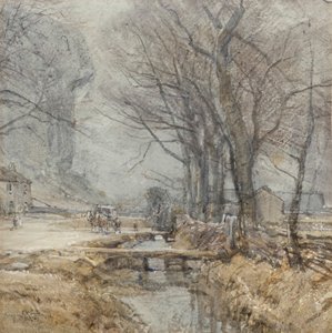 Kilnsey, Yorkshire, ca. 1927 (akvarel)