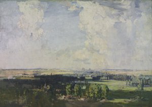 Amiens, vestens nøgle, 1928 af Arthur Streeton