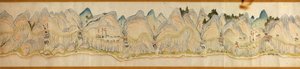 16.000. leveret. Orienteret med nord til højre. Relief vist billedmæssigt. Fugleperspektiv. Dækker Wei-floden i Baoji Xian, Shanxi Sheng til Shu Dao i Shanxi-Sichuan grænsen. Viser bebyggelser, rastepladser, stationer, kroer, templer, bjergpas, walle