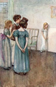 Illustration til Northanger Abbey af Jane Austen af Arthur Wallis Mills