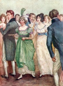 Illustration til Northanger Abbey af Jane Austen