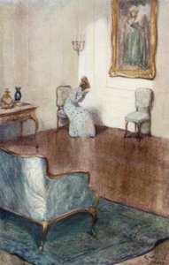 Illustration til Northanger Abbey af Jane Austen af Arthur Wallis Mills