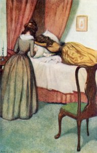 Illustration til fornuft og sensibilitet af Jane Austen af Arthur Wallis Mills