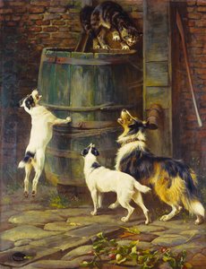 We Just Want to Play (olie på lærred) af Arthur Wardle