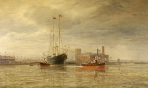 Åbning af Royal Edward Dock, Avonmouth, 9. juli