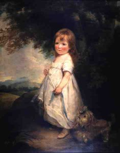 Miss Anderson med sin hund, ca. 1810