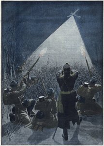 1913: Ved grænsen til Galicien beskyder østrigerne russiske rekognosceringsfly (luftværn).