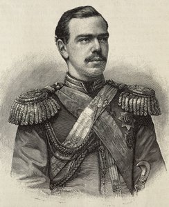 ALEXANDER III af Rusland (1845-1894). Zar af Rusland (1881-1894), søn og efterfølger af Alexander II. Gravering. af Artist Unknown
