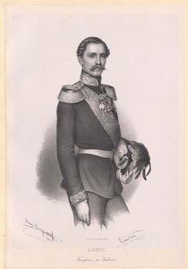 Albert I, konge af Sachsen, af Artist Unknown