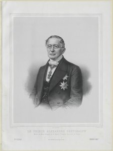 Alexander Mikhailovich greve Gorchakov af Artist Unknown