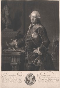 Alexander greve Galitzin af Artist Unknown