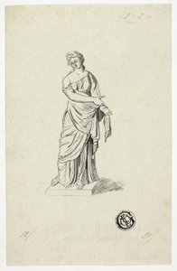Allegorisk figur (statue) af Artist Unknown