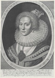 Amalie grevinde af Solms-Braunfels af Artist Unknown
