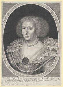 Amalie grevinde af Solms-Braunfels af Artist Unknown