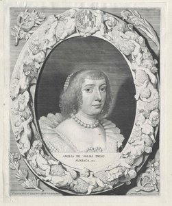 Amalie grevinde af Solms-Braunfels af Artist Unknown